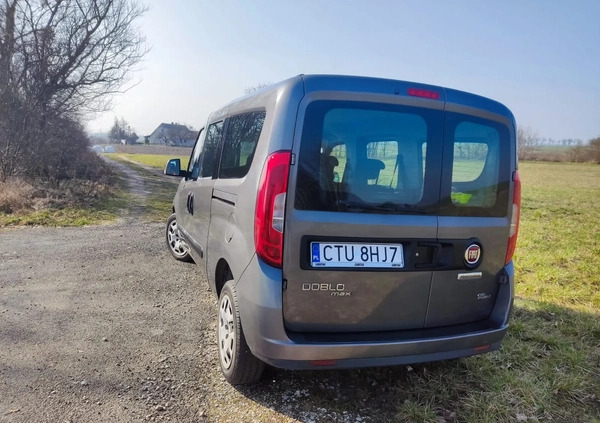 Fiat Doblo cena 39997 przebieg: 218622, rok produkcji 2016 z Tuchola małe 436